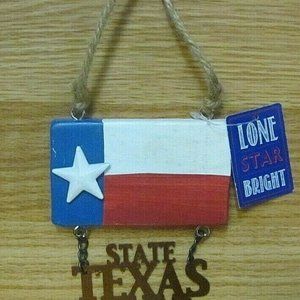TEXAS Ornament Flag